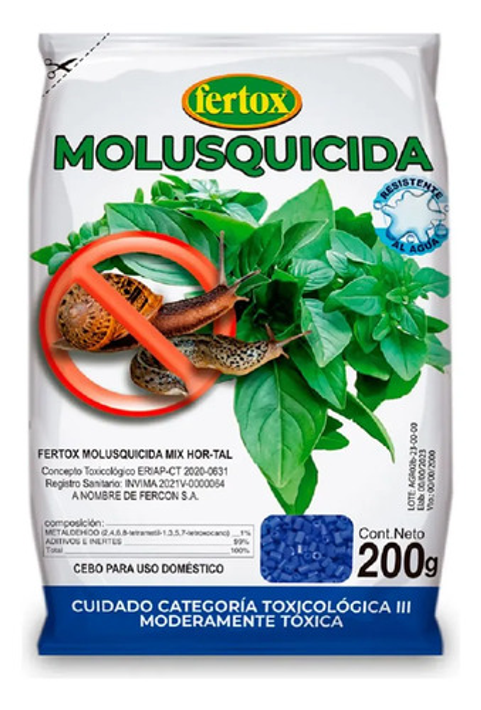 Cebo Molusquicidad  Control Caracol Y Babosas  200g Jardin 2
