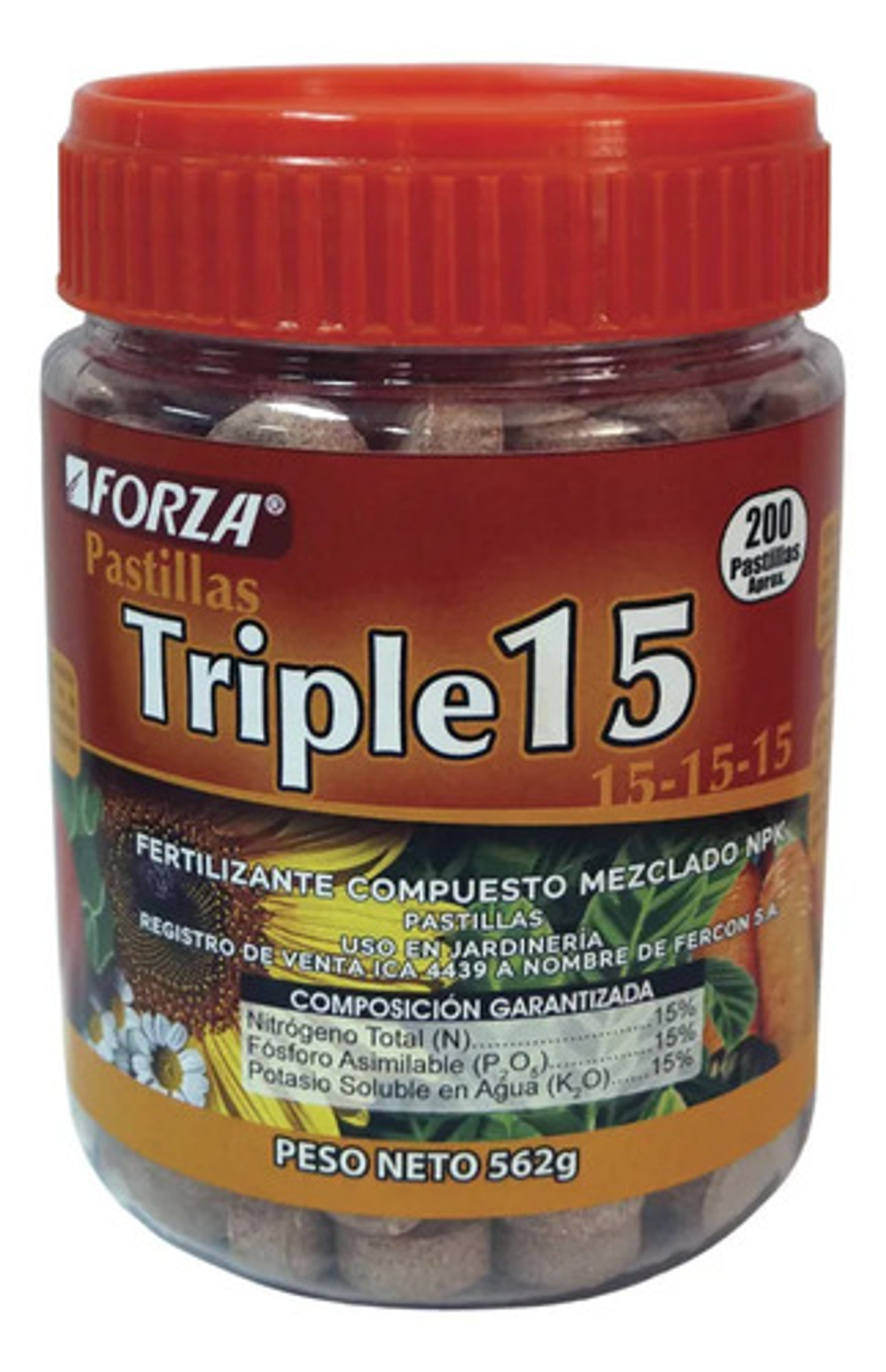 Fertilizante Triple 15 Pastilla Fercon 562 Gr 1