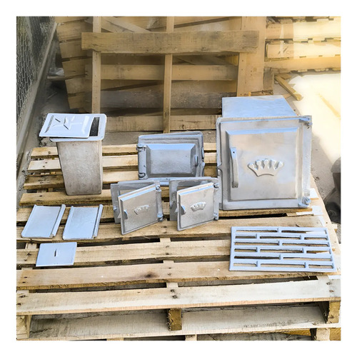 Estufa Leña /herrajes En Aluminio Fundido 2