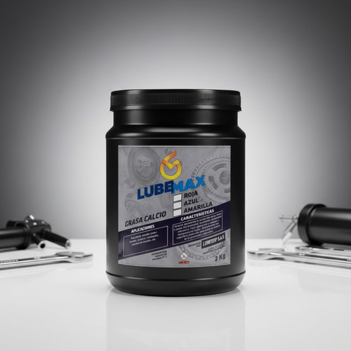 Grasa de Calcio Multiproposito Lubemax (Roja, Azul, Amarilla) x  330 gr - 2 Kilos  | Agrosamario 1