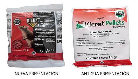 Klerat Veneno Ratones X 20 Gr