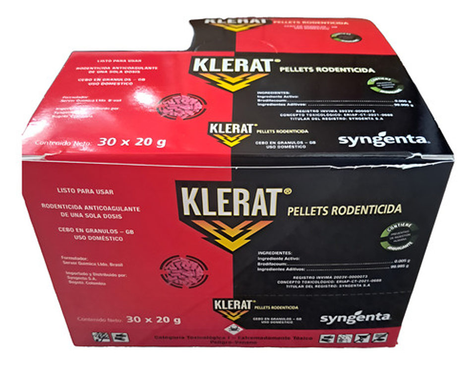Klerat Veneno Ratones X 20 Gr 8