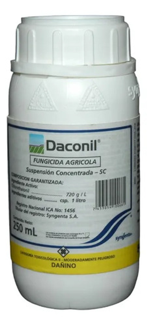 Daconil 720 Sc Control De Hongos X 250 Ml Syngenta