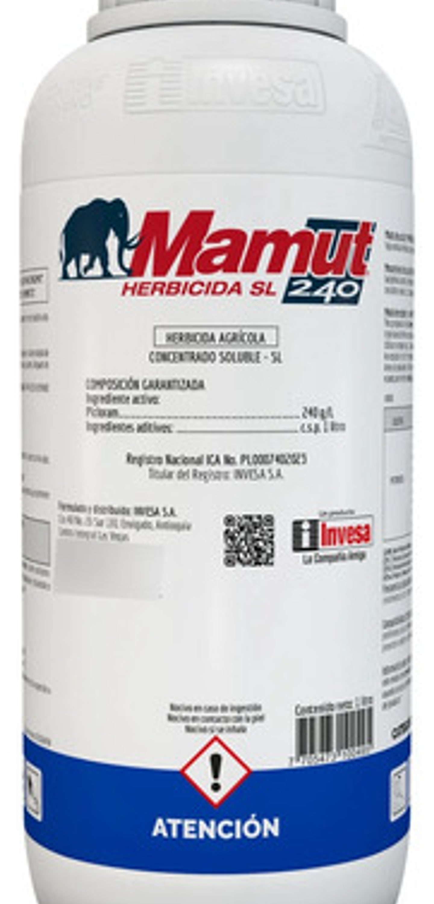 Herbicida Mamut Picloram 240 X Litro Invesa 2