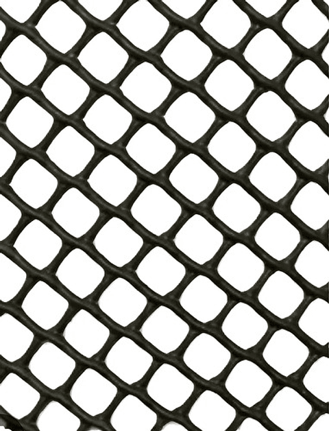Malla Cafetera Plástica Negra Superior 4x4mm X 1.5 X 30 Met