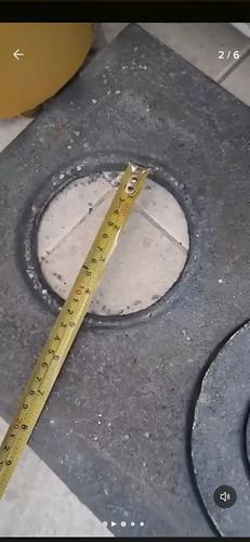 Plancha para Estufa de Leña (3 Puestos) - 69 cm x 29 cm | Agrosamario 7