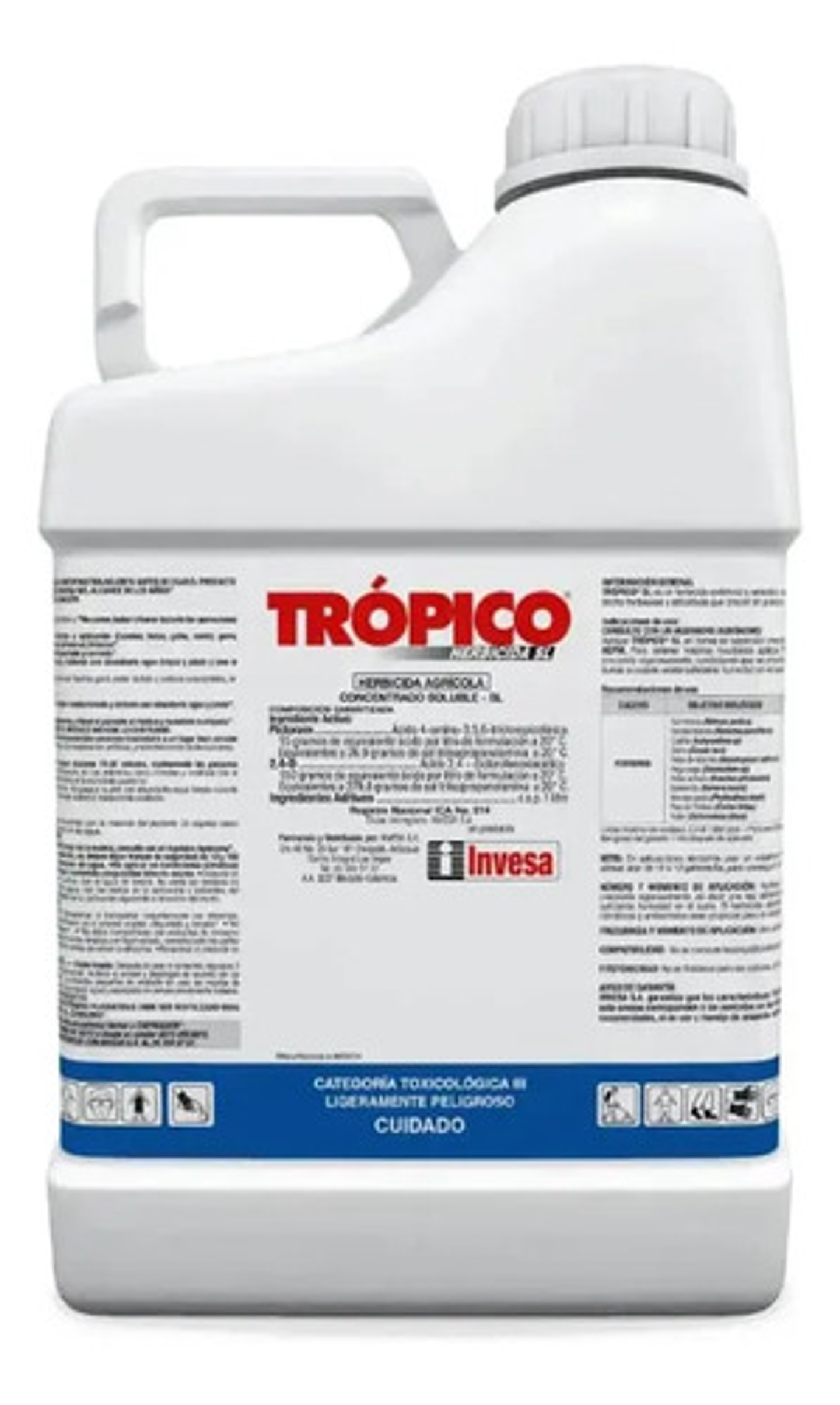 Tropico X 4litros Mata Hoja Ancha En Potreros Amina+picloram 1