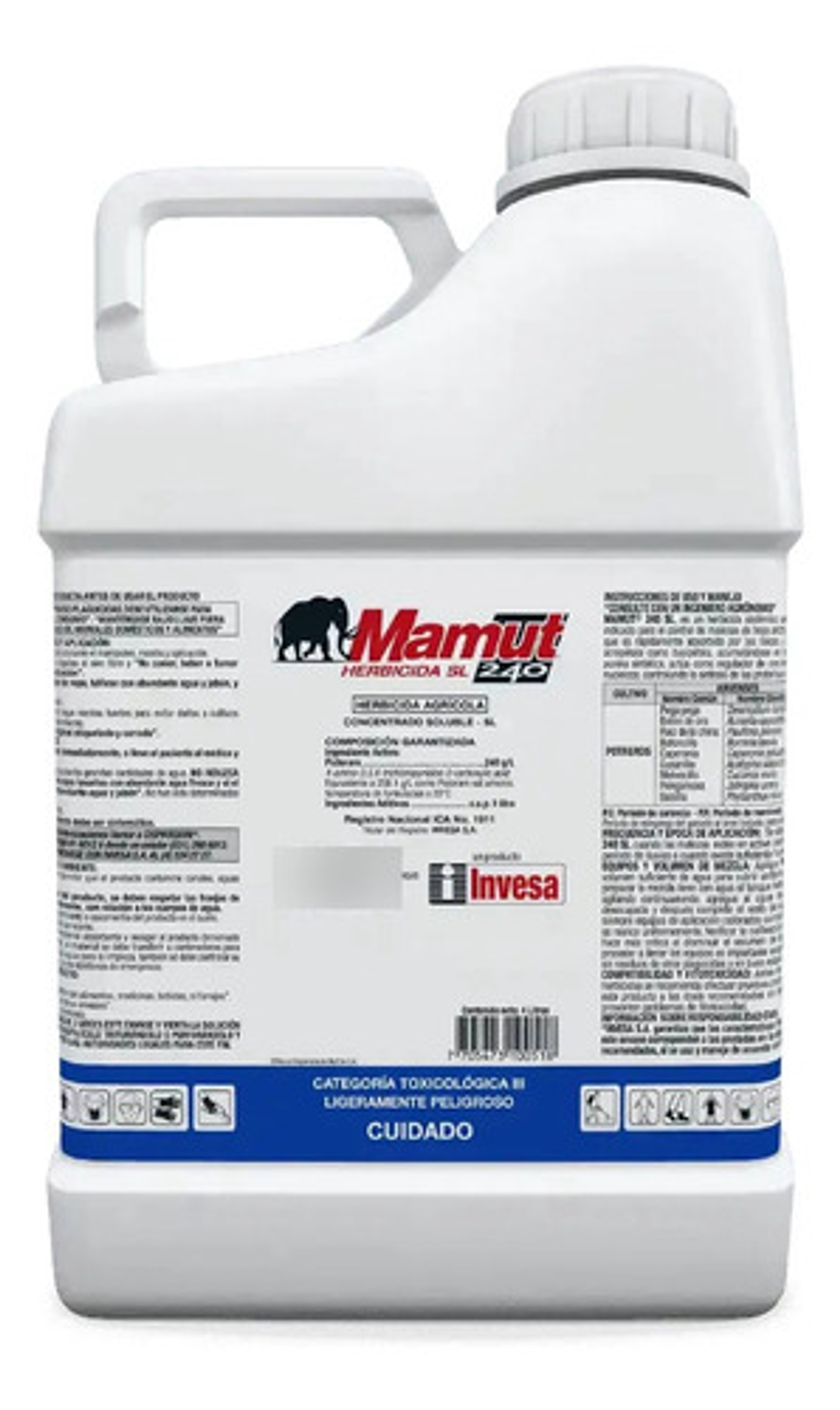 Herbicida Mamut Picloram 240 X 4 Litros Invesa 1