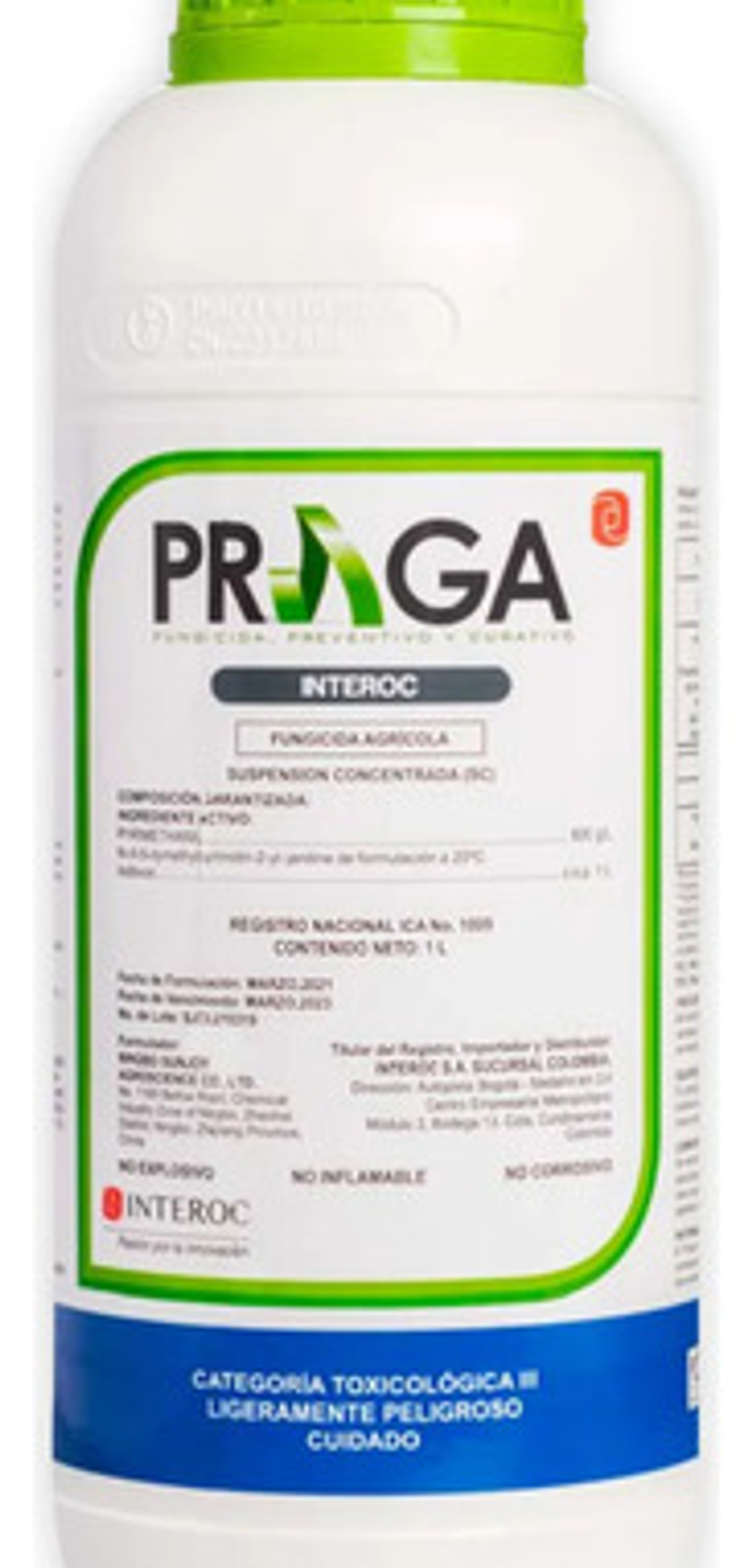Praga Interox X Litro  Pyrimethanil  Manchas Foliares 1