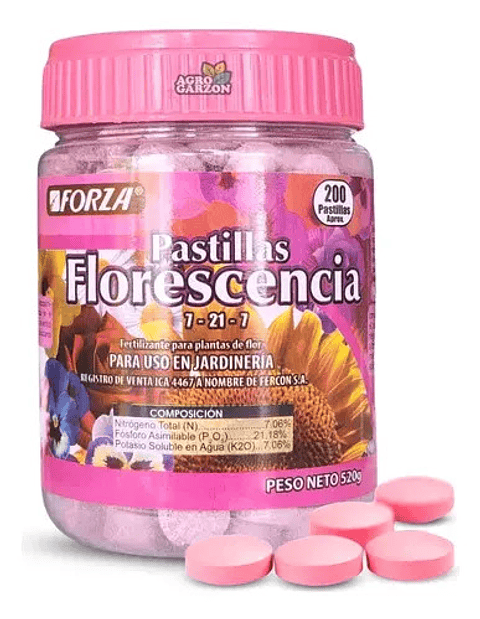 Fertilizante Florescencia  Pastilla Fercon 520 Gr