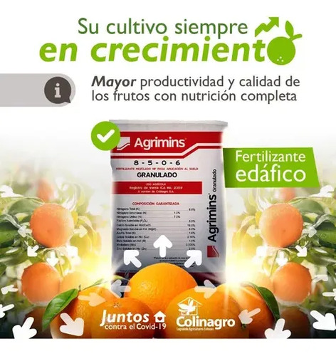 Fertilizante Abono Agrimins Elementos Menores X 1 Kg 2