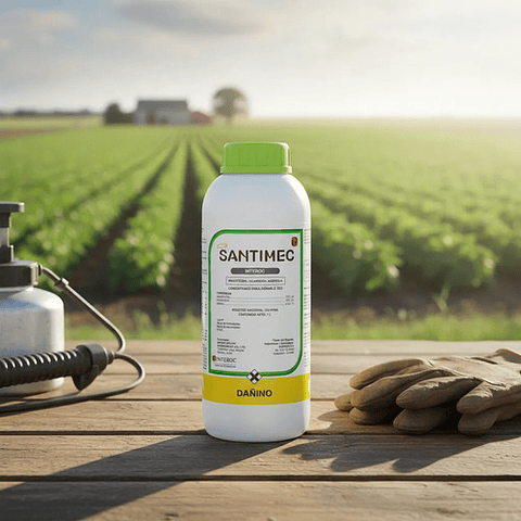 Santimec X Litro Abamectina+ Piridaben  Interoc Acaro Cultiv