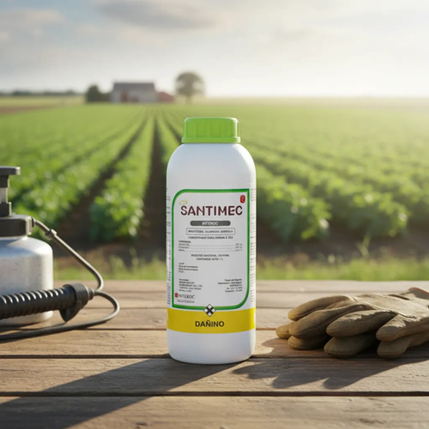 Santimec X Litro Abamectina+ Piridaben  Interoc Acaro Cultiv 1