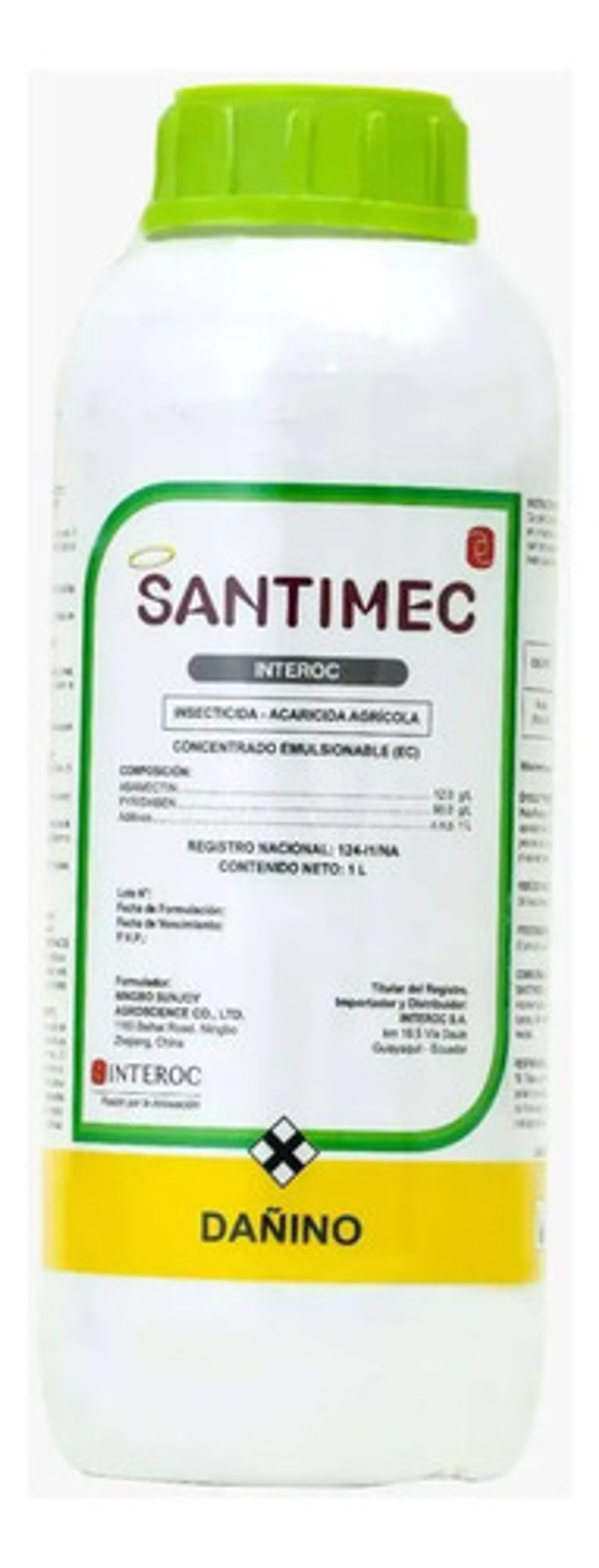 Santimec X Litro Abamectina+ Piridaben  Interoc Acaro Cultiv 2
