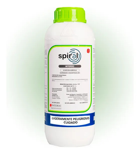 Spiral  X  Litro Spirodiclofen  Acaros Cultivos 1