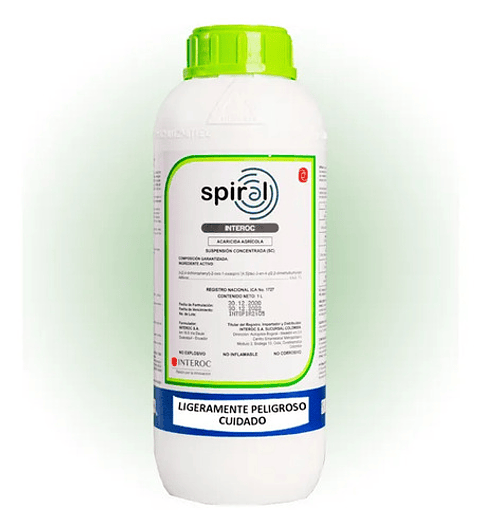 Spiral  X  Litro Spirodiclofen  Acaros Cultivos