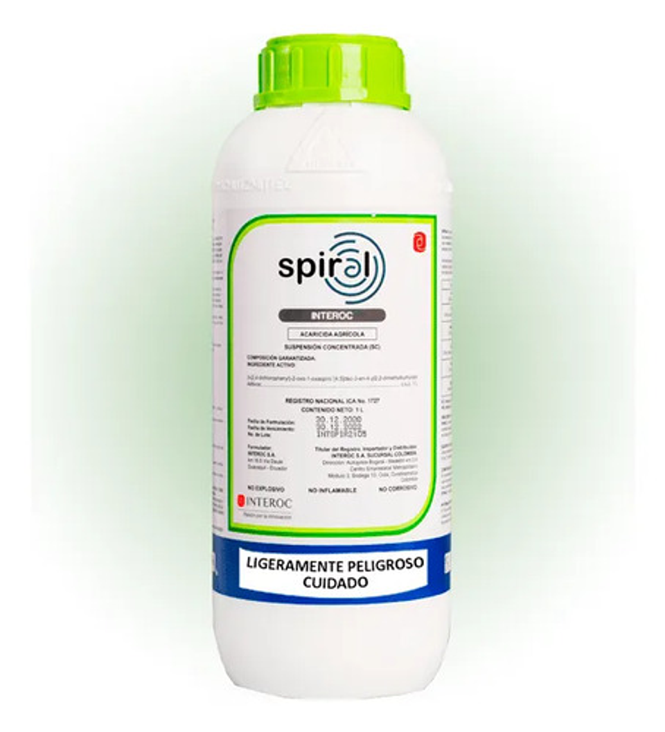 Spiral  X  Litro Spirodiclofen  Acaros Cultivos 1