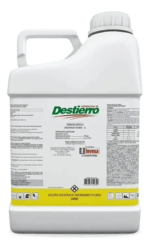 Destierro Herbicida Glufosinato De Amonio Maleza X 4  Litros