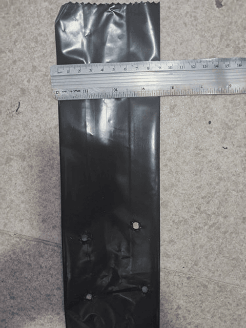 Bolsa Para Vivero Semillero Cacao 9 X 30 Cm 500 Unidades