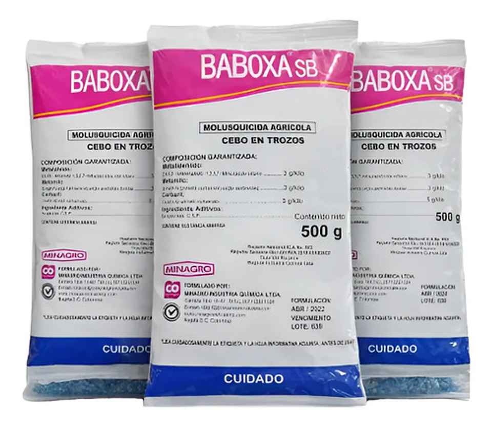 Molusquicida Veneno Caracol Africano Y Babosa X 500gr 3 Unid 1