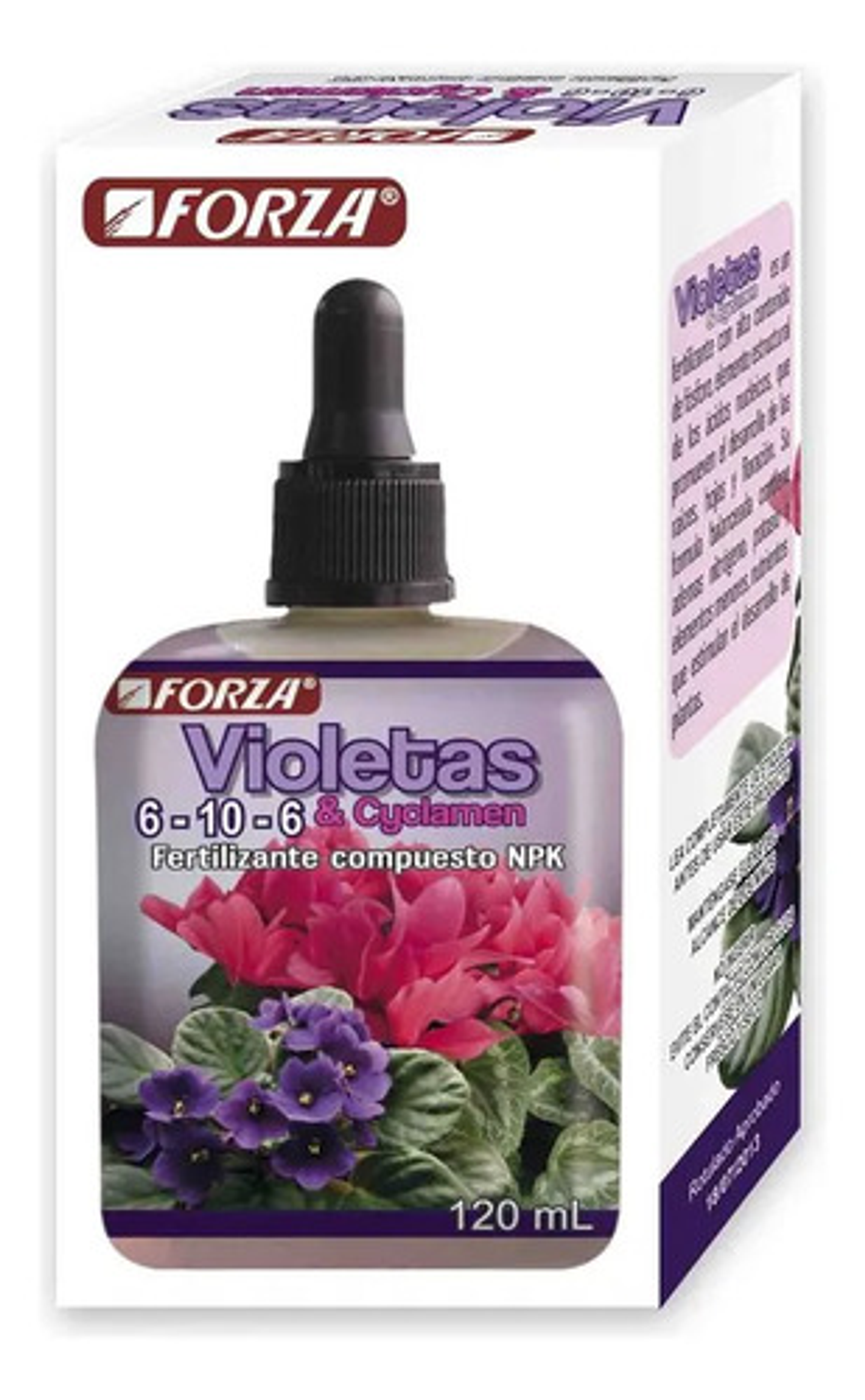 Fertilizante Violetas-ciclamen X 120ml Forza 1