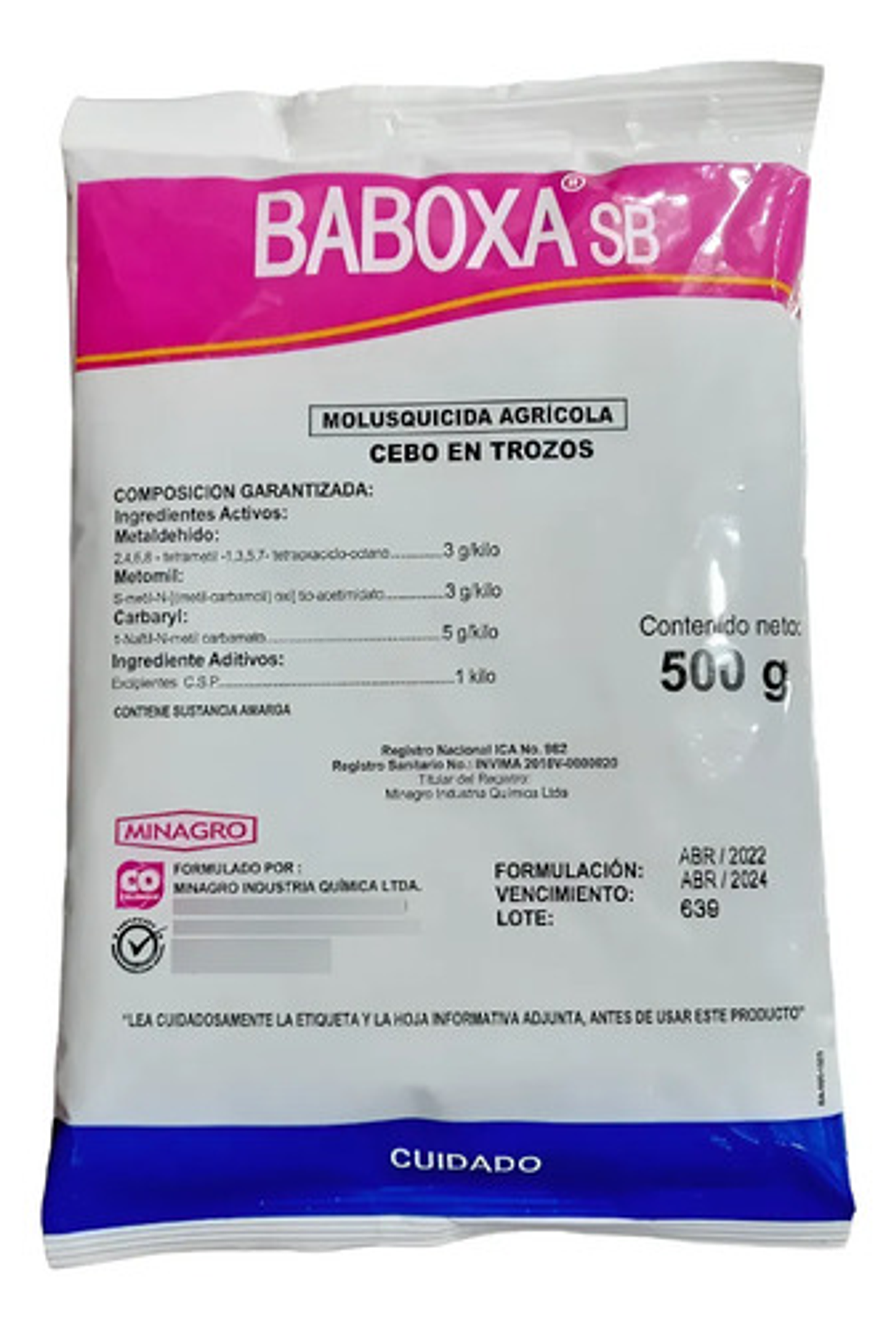 Molusquicida Veneno  Caracol Africano Y Babosa X 500gr 8