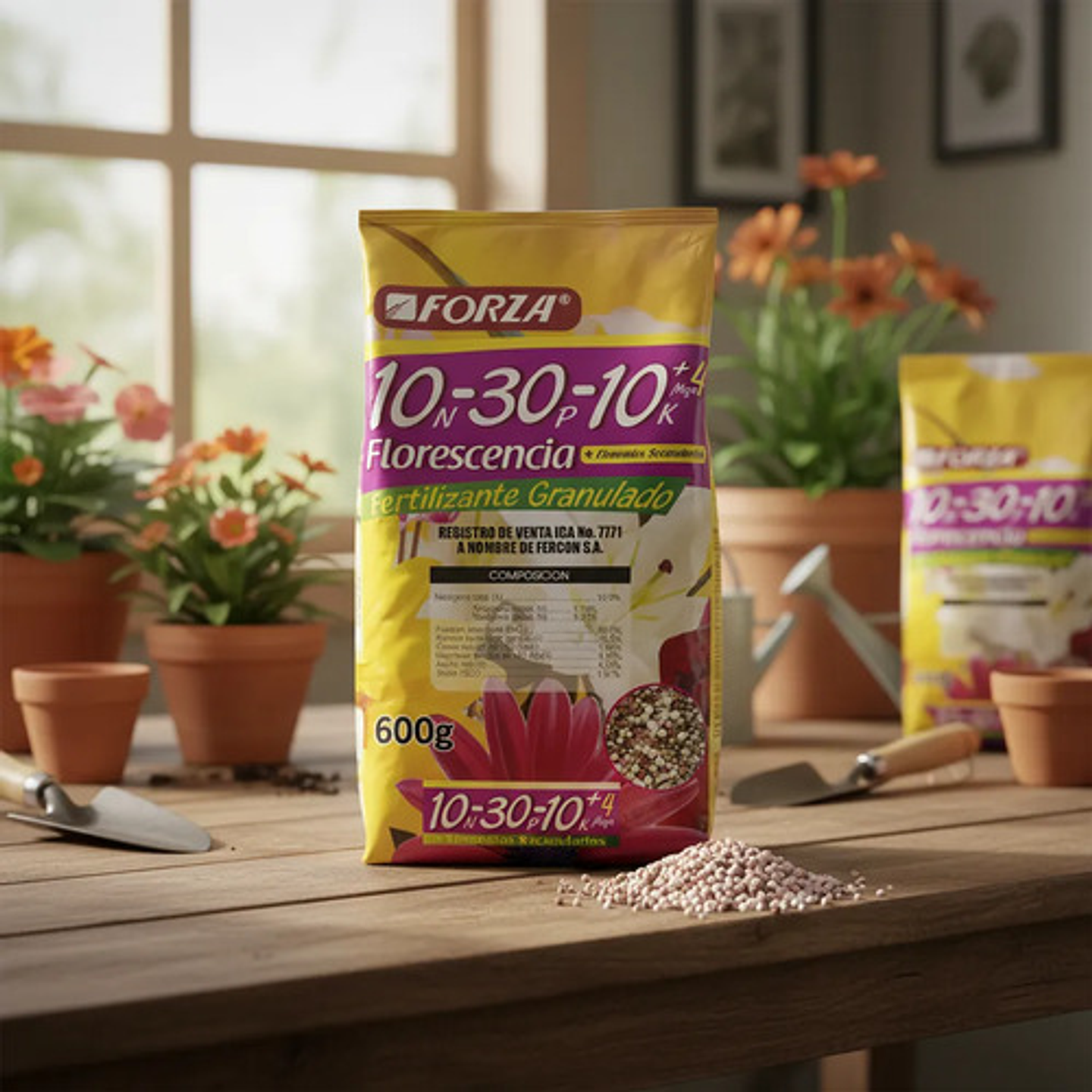 Fertilizante Florescencia  Granulado 10-30-10 X Kilo Forza 2