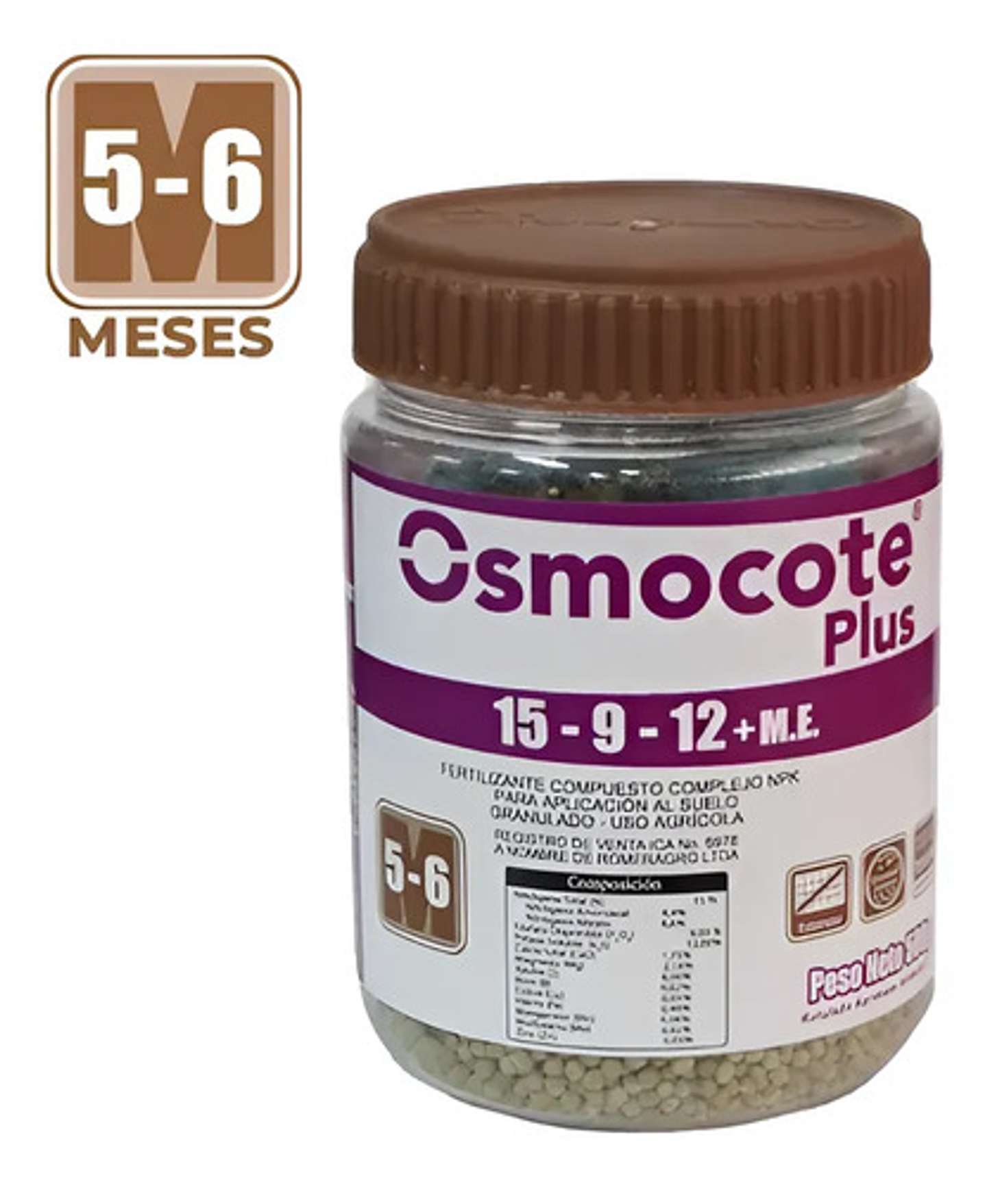 Osmocote 15 9 12   X  500 Gr  De 5-6 Meses  Jardin 1