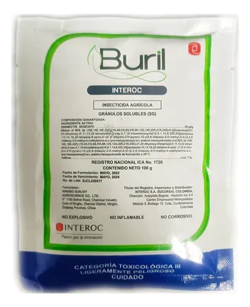 Buril X Kilo  Interoc Emamectin Benzoato  (proclaim) 1