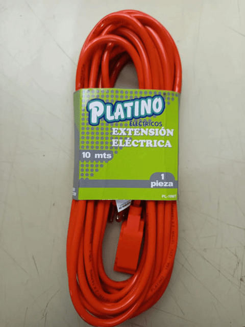 Extensión Eléctrica Encauchetada X10m Uso Industrial Naranja