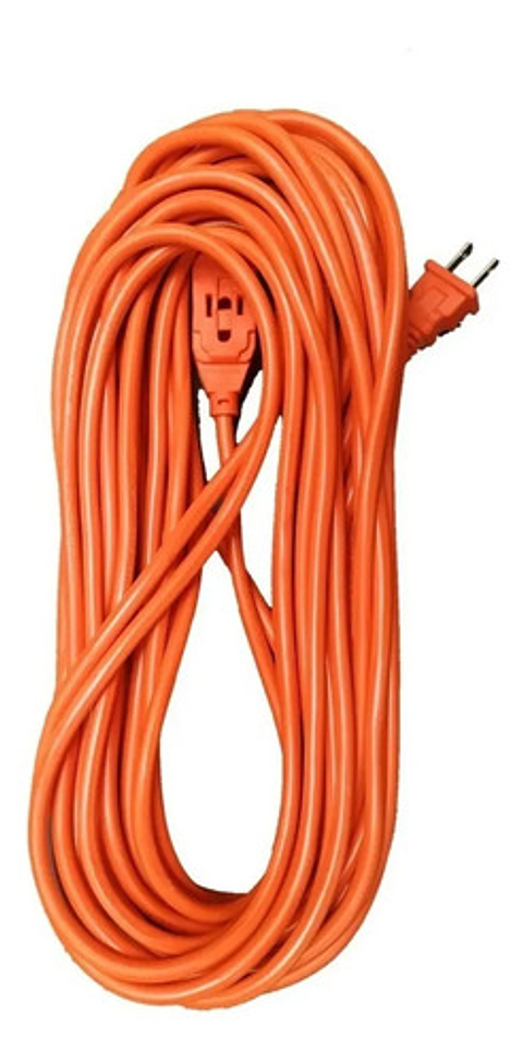 Extensión Eléctrica Encauchetada X10m Uso Industrial Naranja
