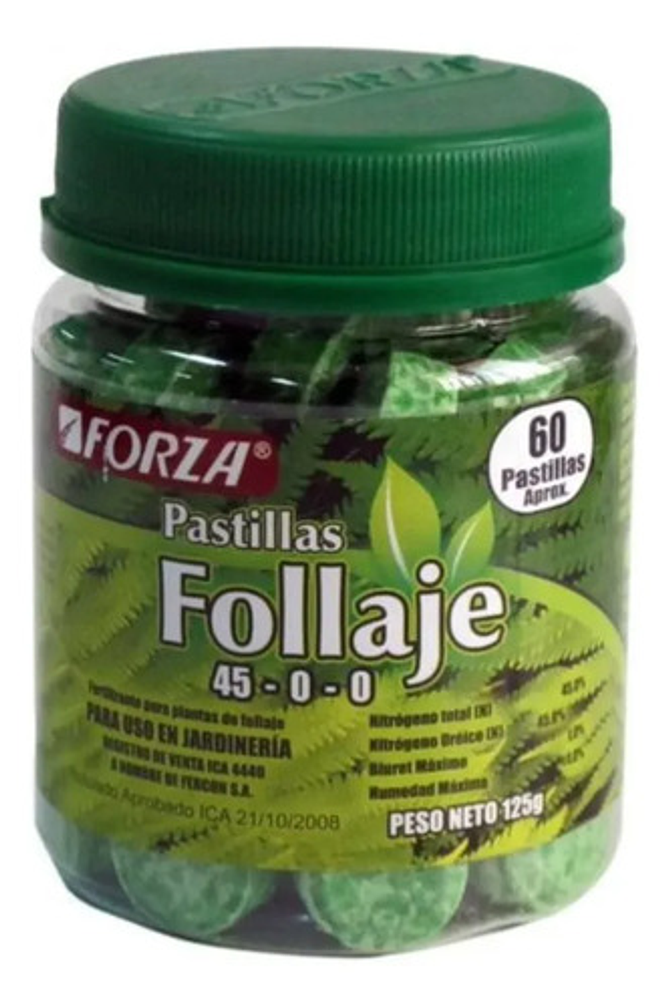 Fertilizante Follaje  Pastillas Forza   X  60 Uni. 1