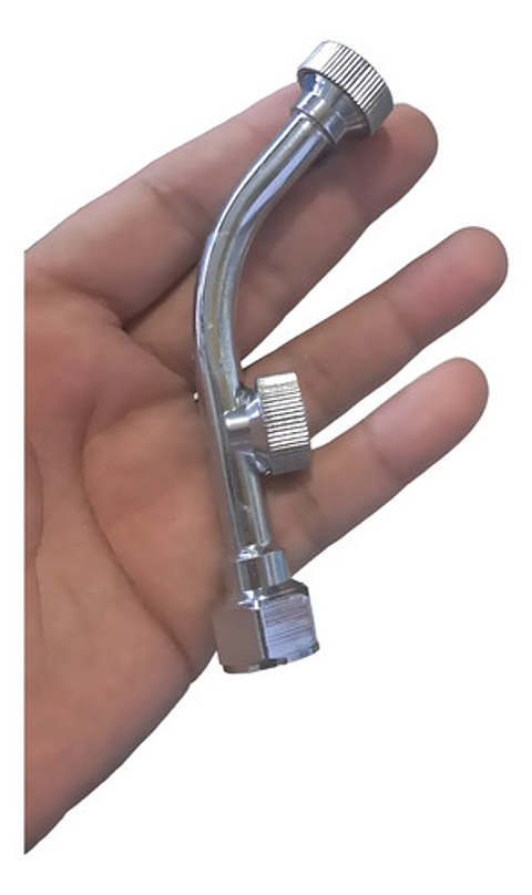 Boquilla Doble Acero Fumigadora Estacionaria 10cm