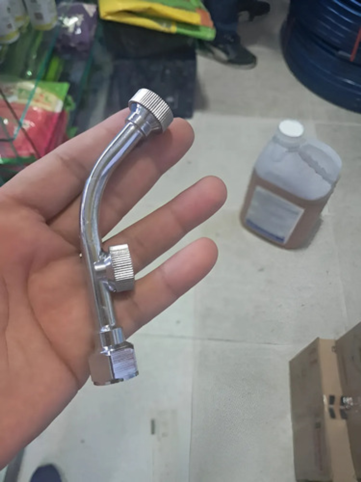 Boquilla Doble Acero Fumigadora Estacionaria 10cm 5