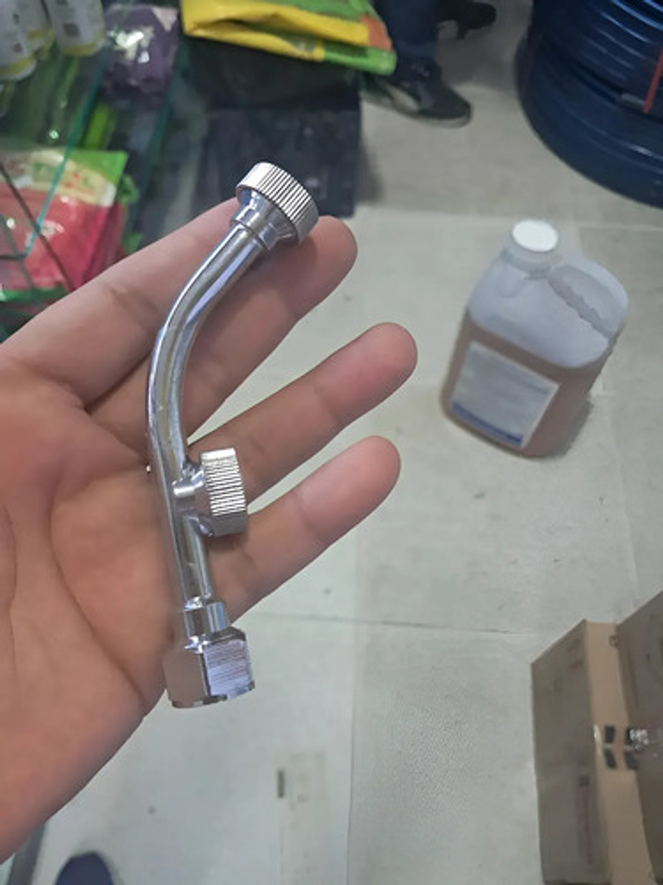 Boquilla Doble Acero Fumigadora Estacionaria 10cm 5