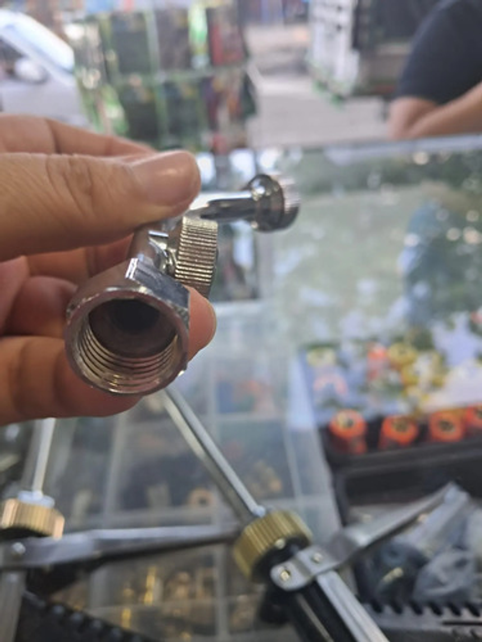 Boquilla Doble Acero Fumigadora Estacionaria 10cm 7