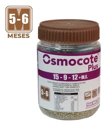 Fertilizante Osmocote Plus 15-9-12 X 2 Kilos (5-6 Meses) - Nutrición Premium | Agrosamario 2