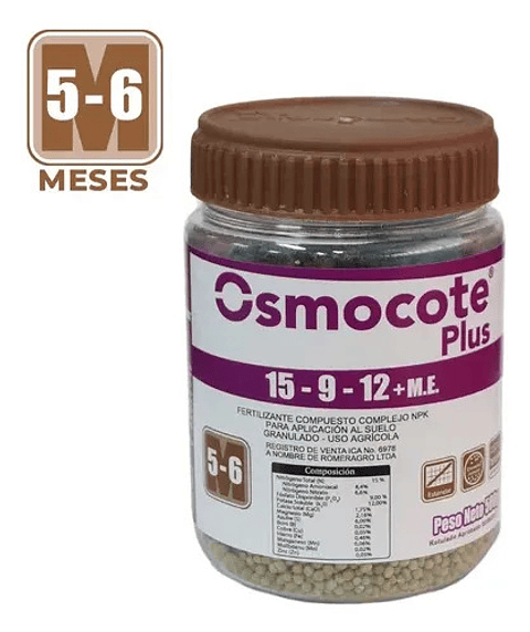 Osmocote 15 9 12   X 2 Kilos De 5-6 Meses  Jardin