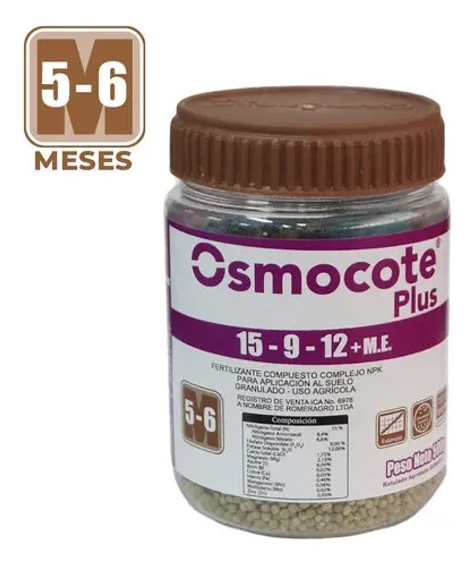 Osmocote 15 9 12   X 2 Kilos De 5-6 Meses  Jardin 2