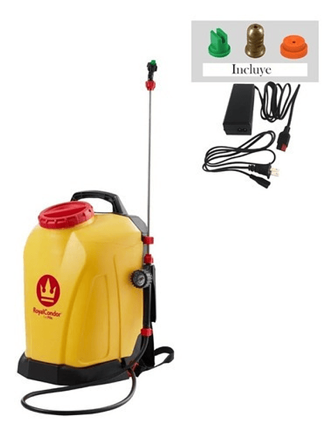 Fumigadora Eléctrica Royalcondor® La Pila (ion Litio Amarillo