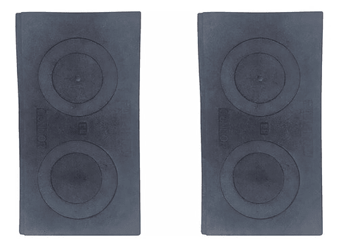 Plancha Estufa De Leña 2 Puestos Condor 56 X 28 Cm  X 2 Unid