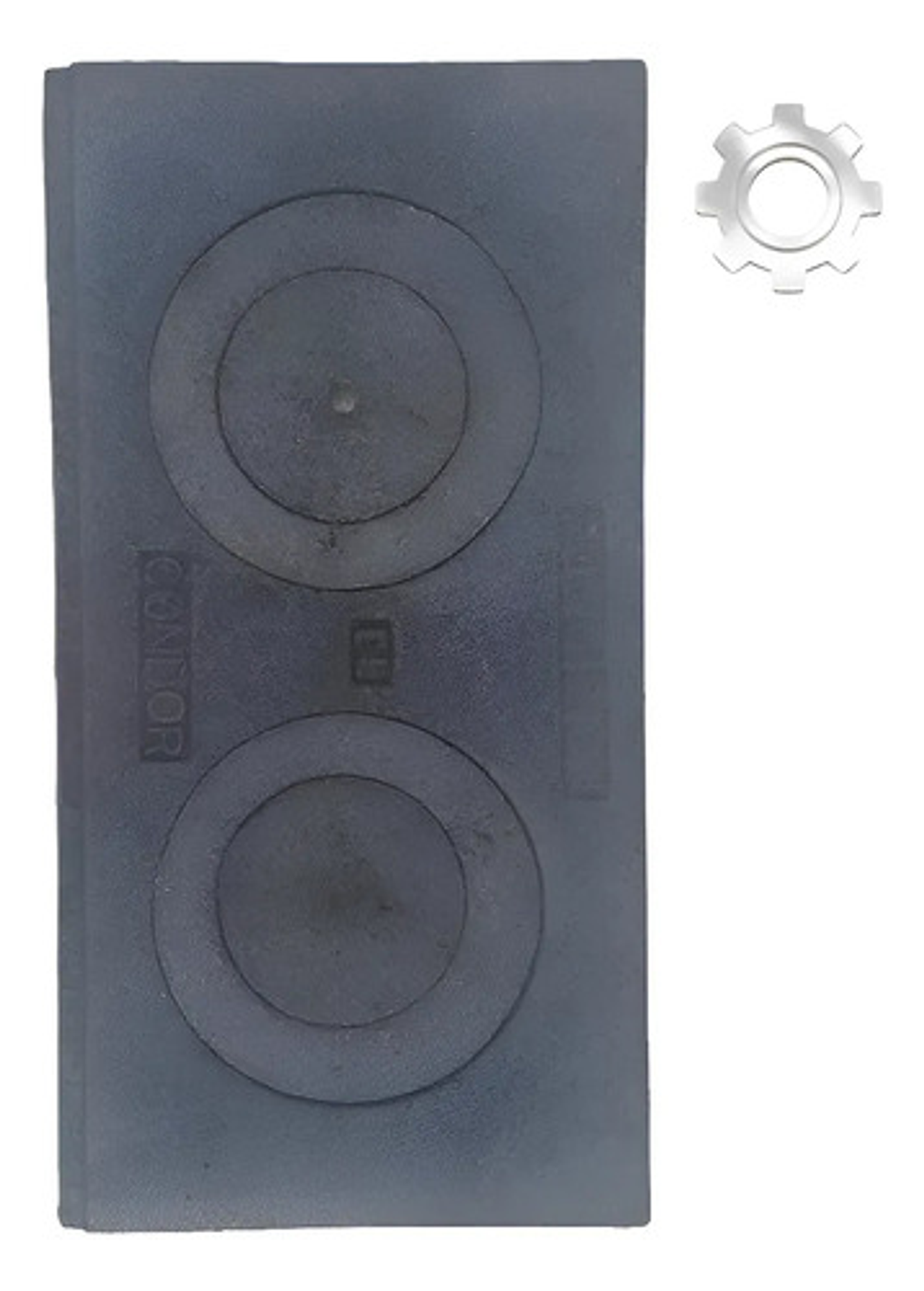 Plancha Estufa De Leña 2 Puestos Condor 56 X 28 Cm  X 2 Unid 8