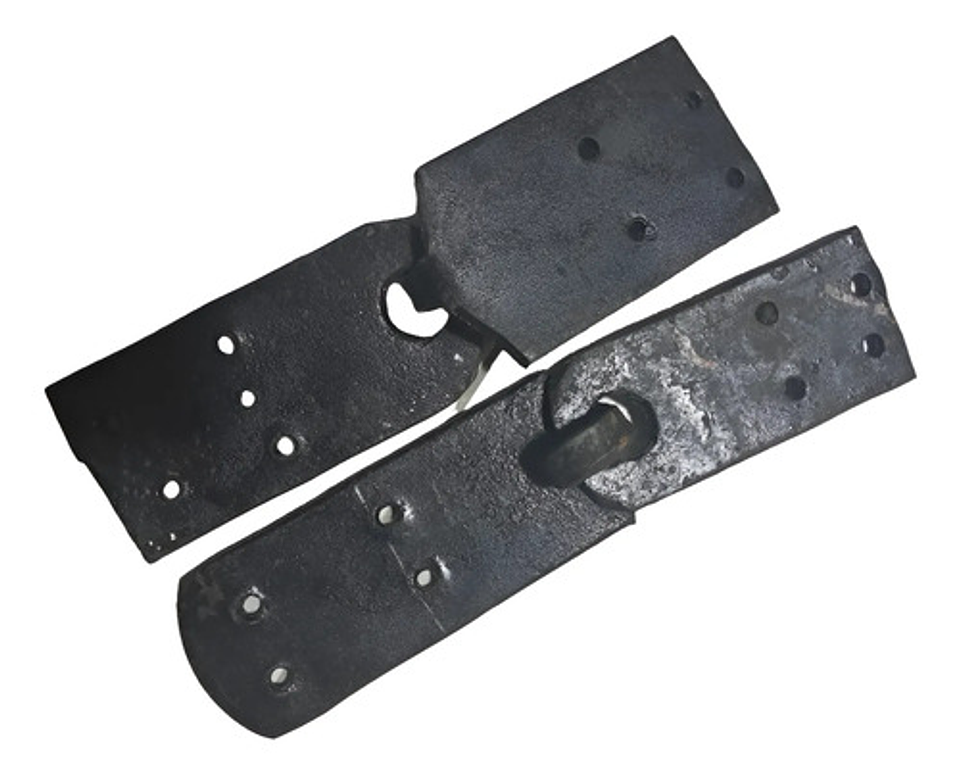 Par De Chapetas Bisasgra En Hierro Para Puertas Y Portones 1