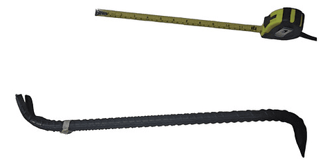 Barra Pata De Cabra De 3/4  X 48 Cm Hierro Templadora