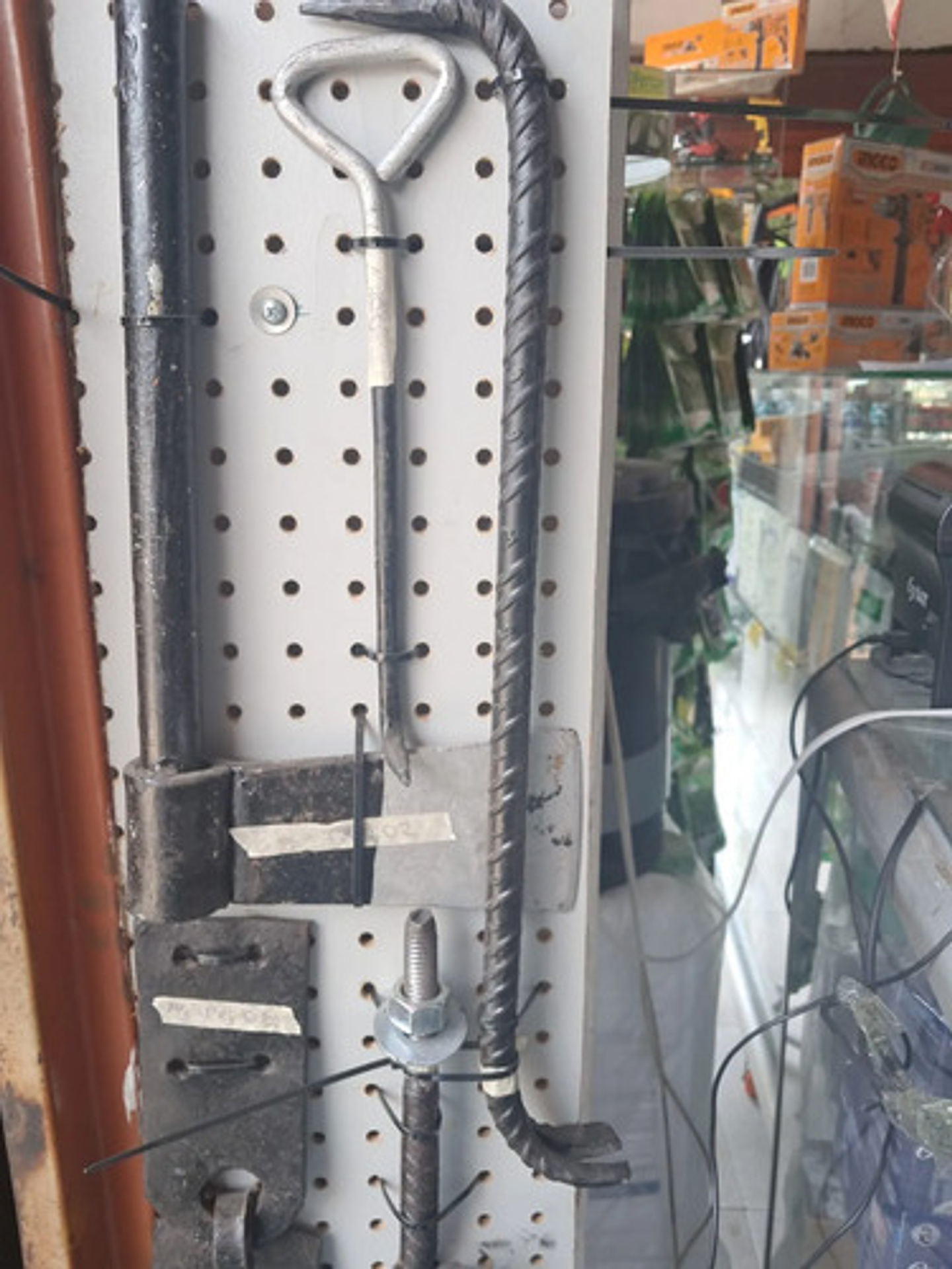 Barra Pata De Cabra De 3/4  X 48 Cm Hierro Templadora 10