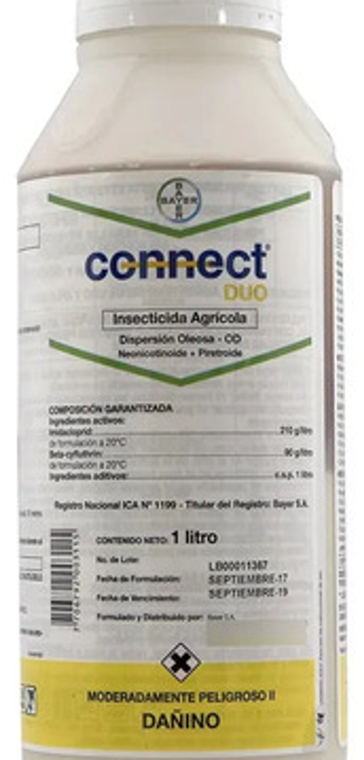 Connect Duo Od300 X Litro  Ml Palomilla -pasador Fruto Bayer 1