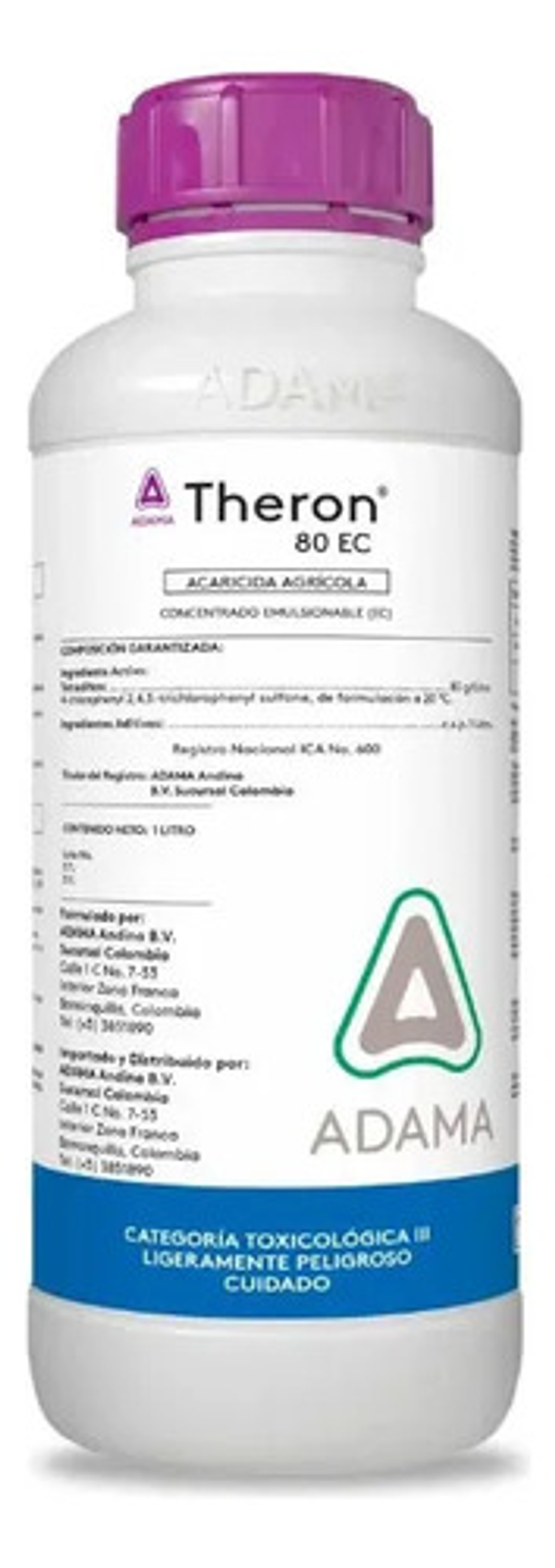 Theron  Control De Ácaros Y Minador X Litro  Adama 1
