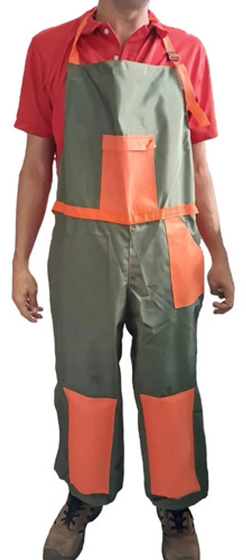 Overol Protector Lona 450 0 Peto Con Canillera (guadañador)