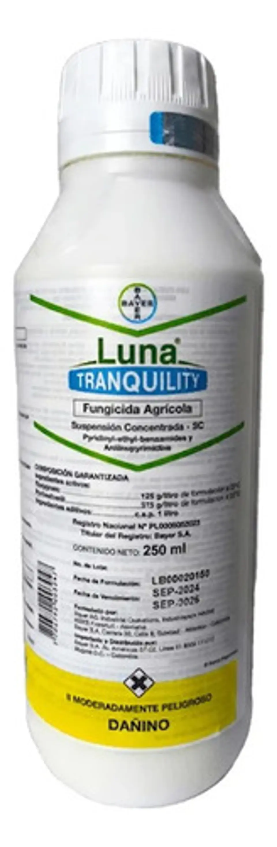 Luna Tranquility X (250 ml, 1 litro)  Bayer - Control de Botrytis | Agrosamario 2