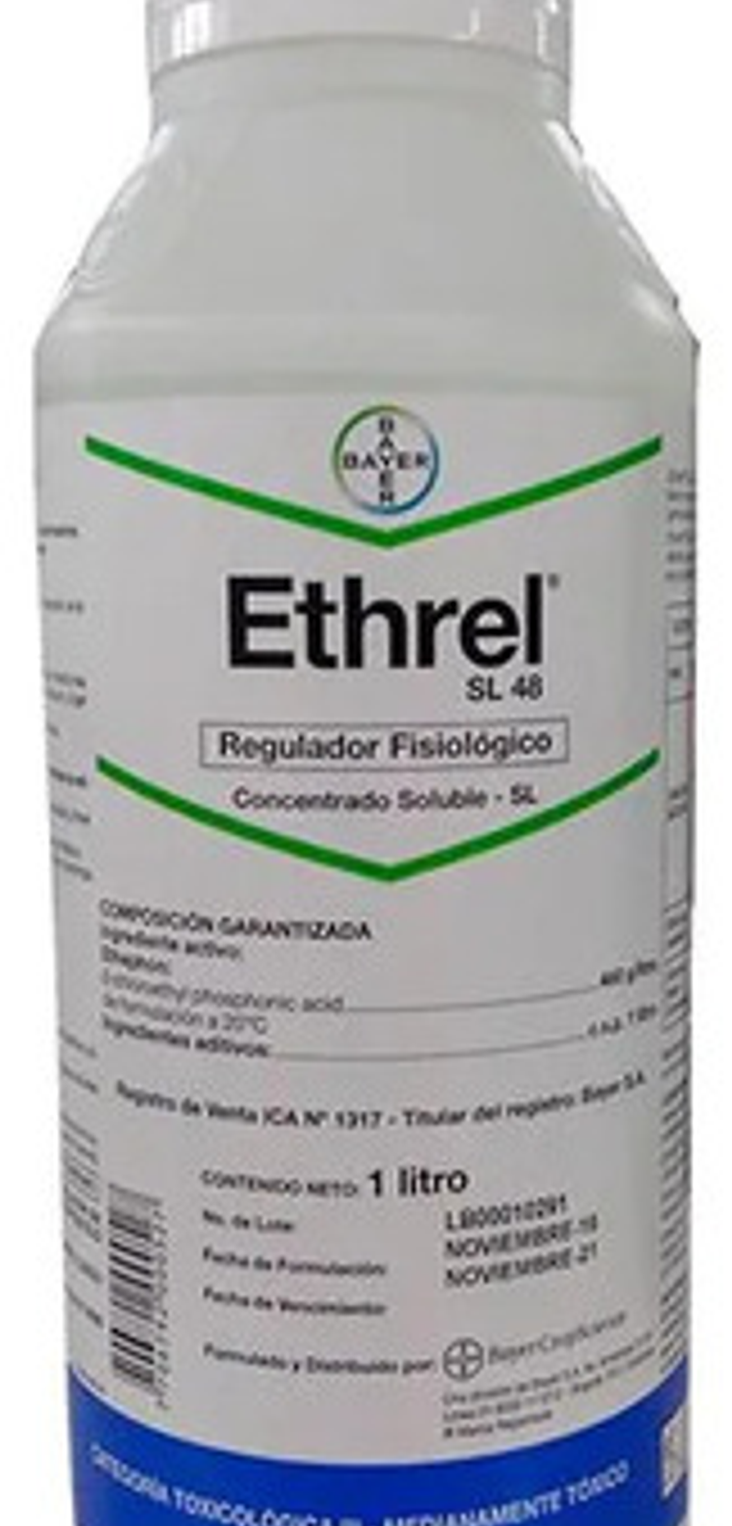 Ethrel Bayer Madurol Regulador De Crecimiento Plantas X Itro 1